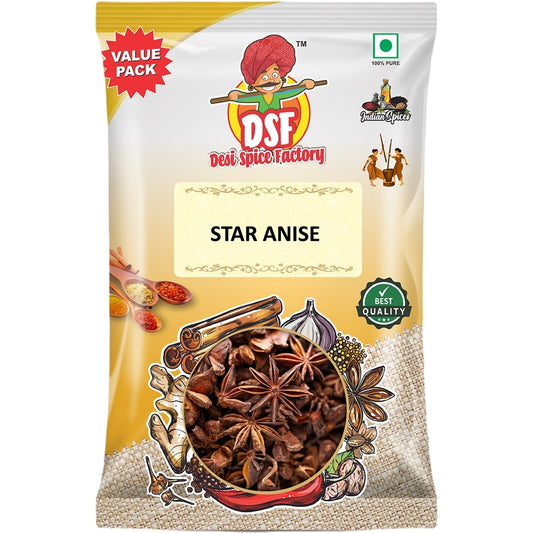 DSF Star Anise (Chakri Phool) Whole | 20gram