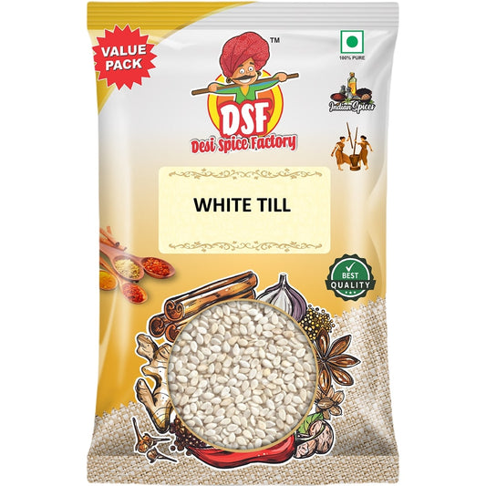 DSF White Sesame Seeds (White Till) Whole | 100gram