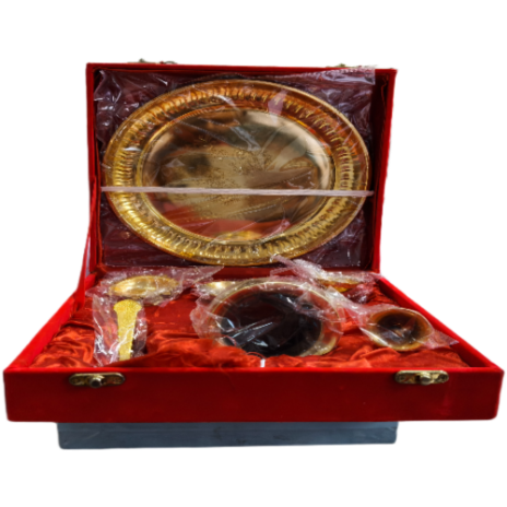 Pooja Thali Set (Brass )