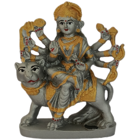 Maa Durga Statue Hindu Goddess Figurine MATA Rani Sherawali Murti Statue