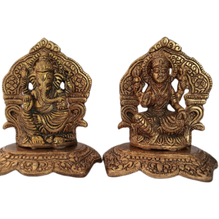 Brass Lakshmi Ganesha  Idol Set